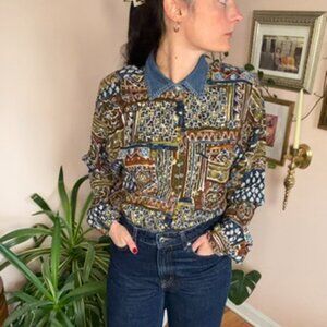Vintage/ Y2K Jane Ashley Button Down Blouse